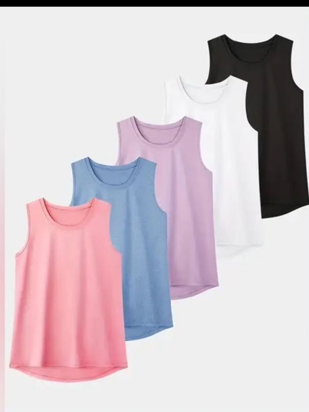 NEW! 5 Pack Women’s Workout Loose Fit Tank Tops Bundle